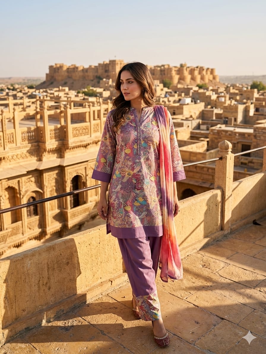 FARSI SALWAR AND KURTI